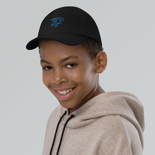 Kids Ears Not In Baseball Cap