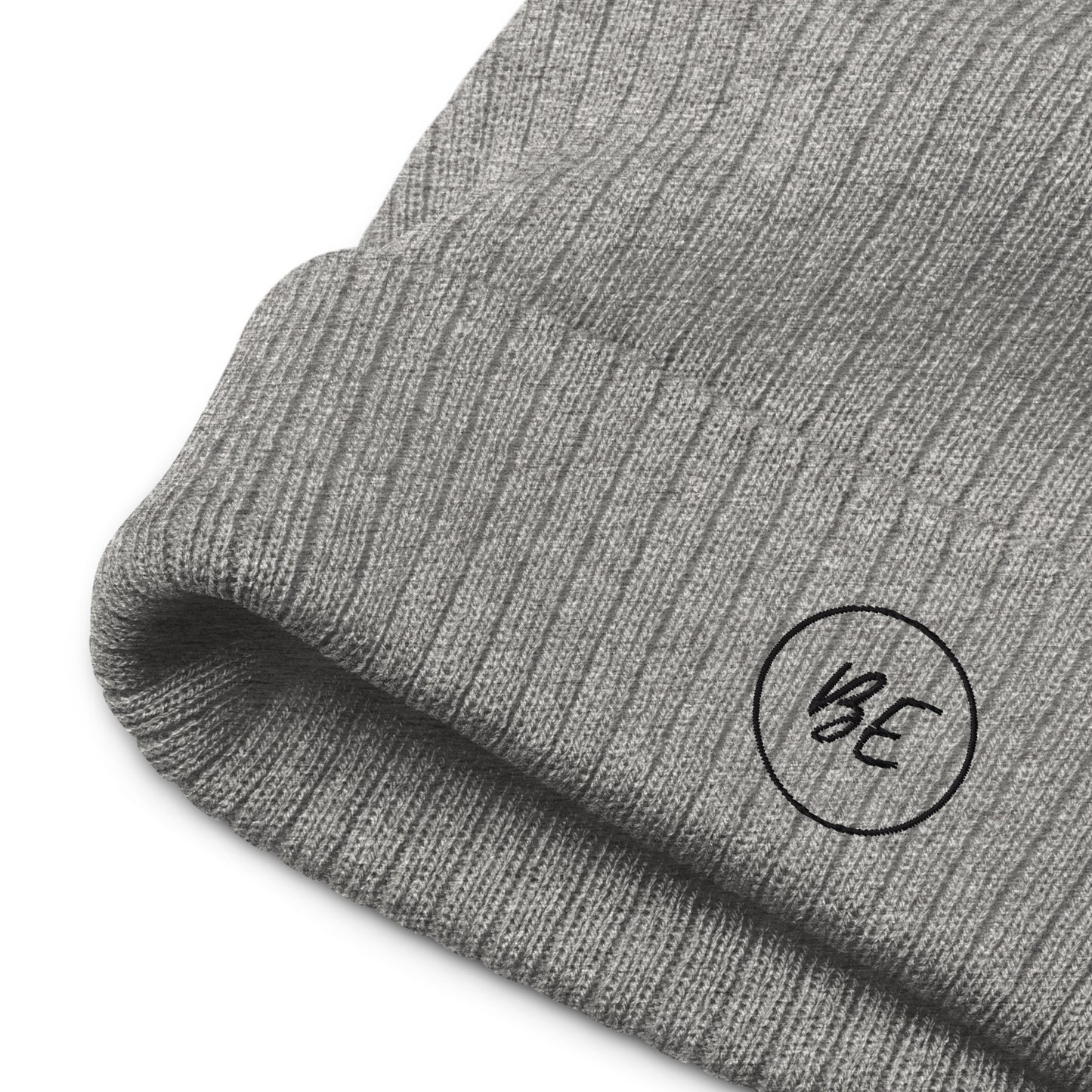 BE Ribbed Knit Beanie